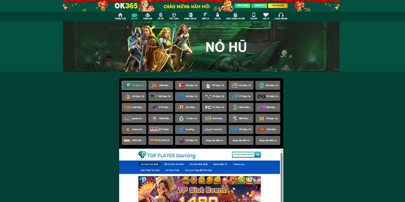 Nổ hũ OK365 mang đến trải nghiệm hấp dẫn